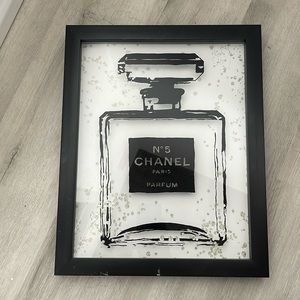 Chanel #5 decorative wall art
